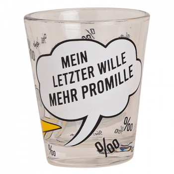 Schnapsglas "Mein letzter Wille"